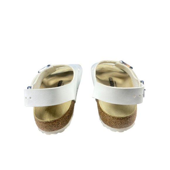 Birkenstock Back Strap ''Milano'' Leather White W's 41 /10 MSRP$117 - Picture 13 of 17